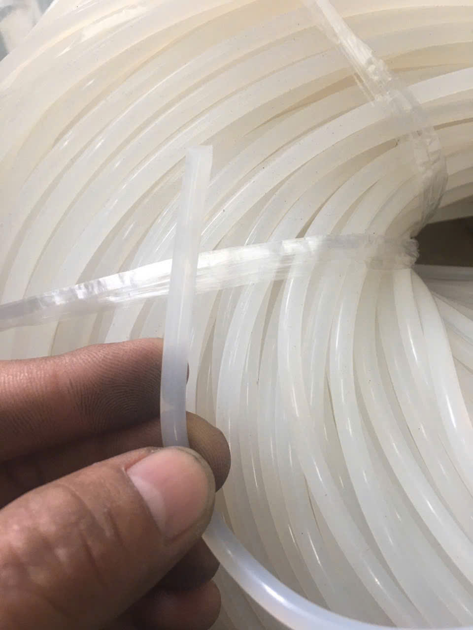 Dây Silicone Tròn Đặc 6mm – Gioăng Ron Silicone Phi 6