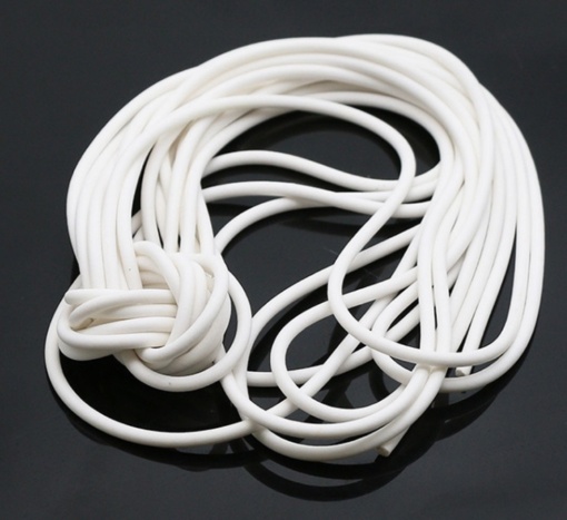 Dây silicone xốp tròn đặc phi 6mm – D6