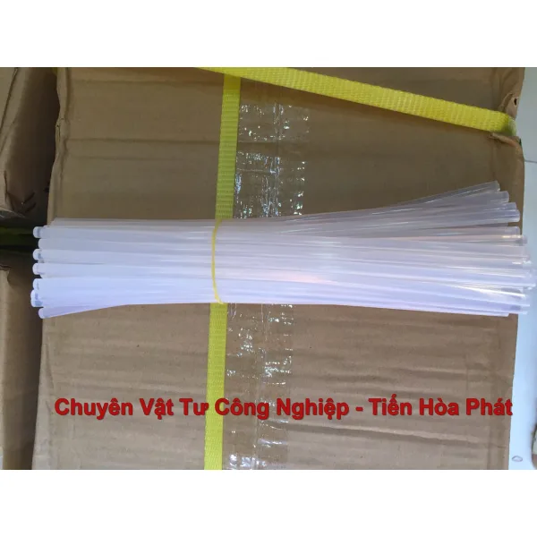 Cây Keo Nến Silicone Màu Trắng Chuyên Dụng Dán Bao Bì Và Linh Kiện