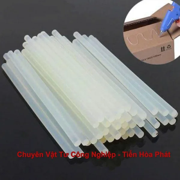 Cây keo nến silicone phi 11x300mm (Đường kính 11mm x chiều dài 300mm)