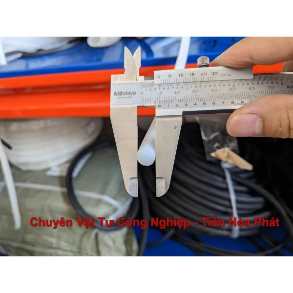 Dây Silicone Tròn Đặc 10mm – Gioăng Ron Silicone Phi 10
