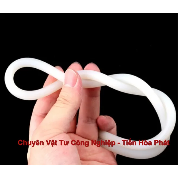 Dây Silicone Tròn Đặc 12mm – Gioăng Ron Silicone Phi 12