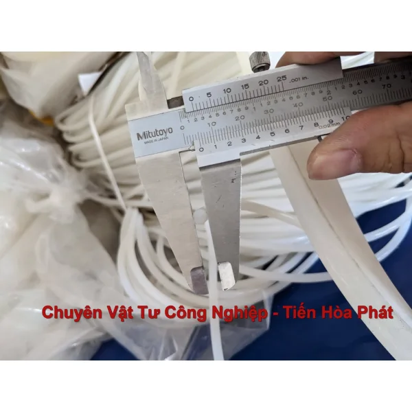 Dây Silicone Tròn Đặc 5mm – Gioăng Ron Silicone Phi 5