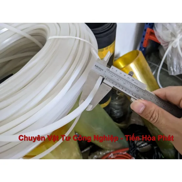 Dây Silicone Tròn Đặc 7mm – Gioăng Ron Silicone Phi 7