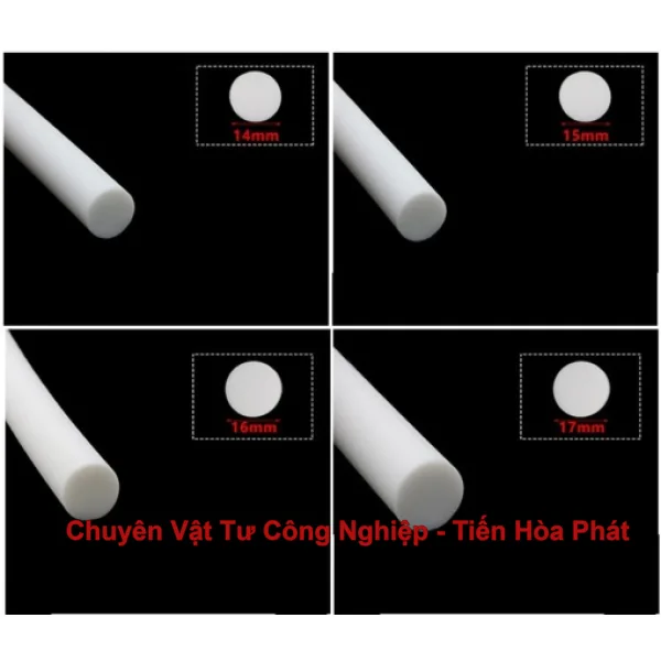 Dây Silicone Tròn Đặc Phi 7, 8, 9, 10, 12 mm Tại Đồng Nai, Bình Dương, TP.HCM