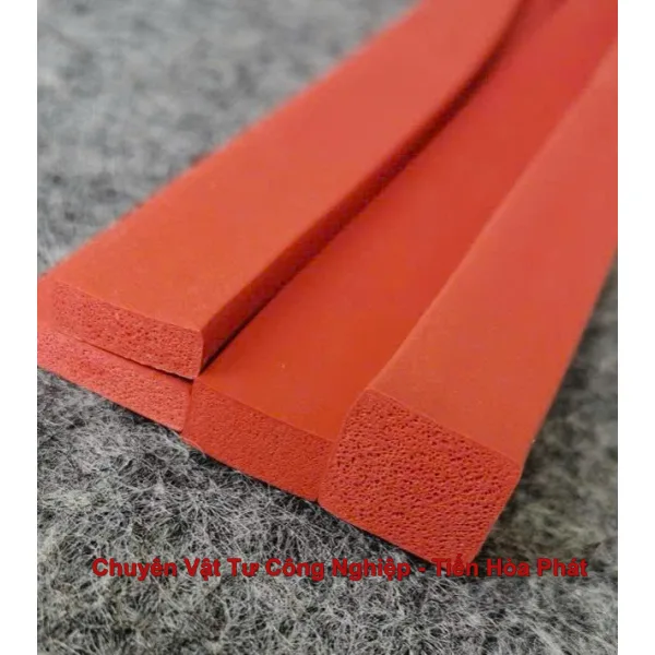 Dây silicone xốp hình chữ nhật 3x10, 3x15, 3x20, 3x25, 2x30, 3x40, 3x50