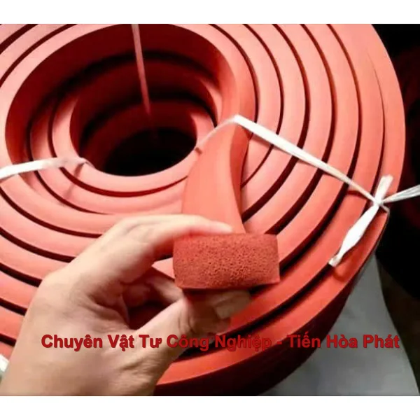 Dây silicone xốp hình chữ nhật 8x10, 8x15, 8x20, 8x30