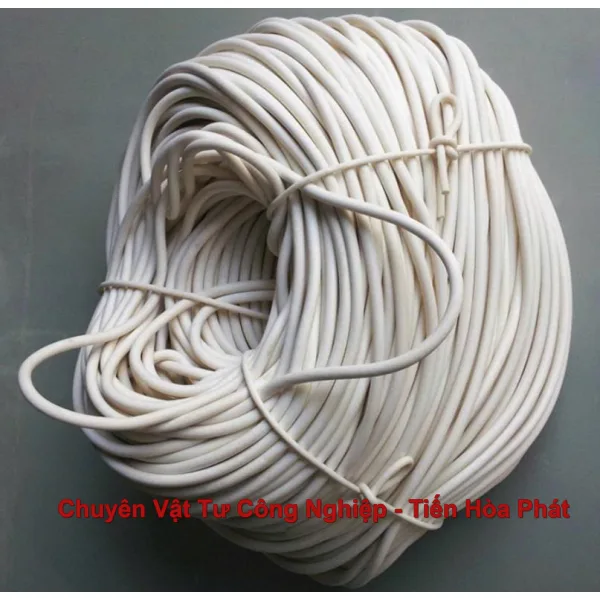 Dây silicone xốp tròn đặc phi 10mm – D10