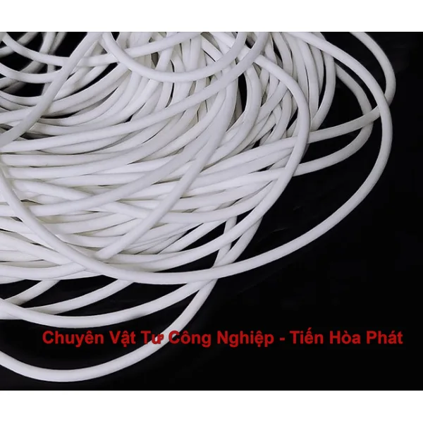 Dây silicone xốp tròn đặc phi 3mm – D3
