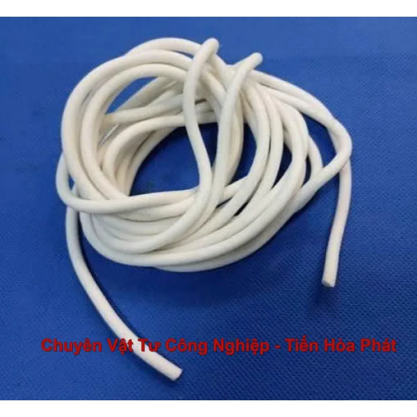 Dây silicone xốp tròn đặc phi 6mm – D6