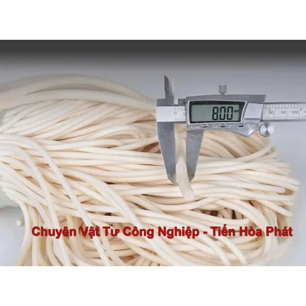 Dây silicone xốp tròn đặc phi 8mm – D8