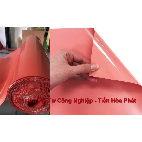 Tấm cao su silicone đỏ chịu nhiệt cao 3mm