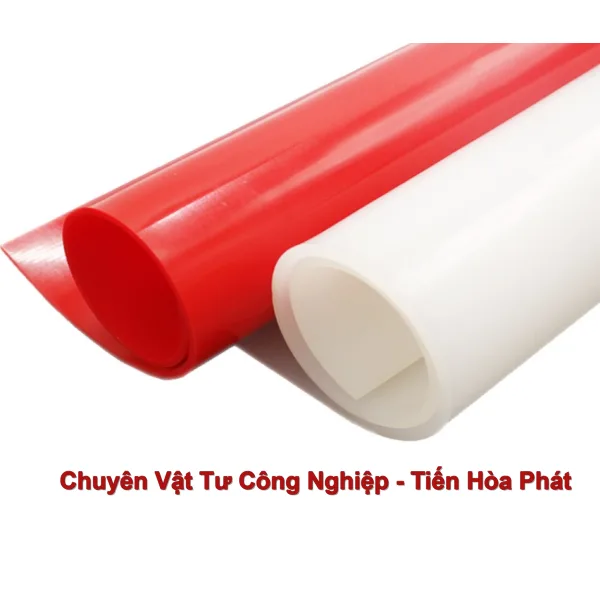 Tấm cao su silicone đỏ chịu nhiệt cao 5mm