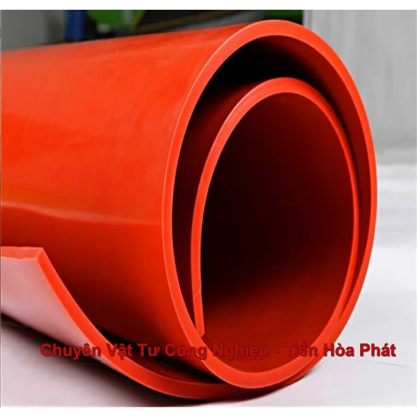 Tấm cao su silicone đỏ chịu nhiệt cao 6mm, 8mm, 10mm tại Đồng Nai, Bình Dương, TP HCM, Vũng Tàu