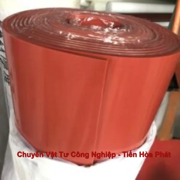 Tấm cao su silicone đỏ chịu nhiệt cao 8mm dùng trong công nghiệp