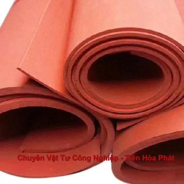 Tấm xốp Silicone đỏ chịu nhiệt dày 10mm