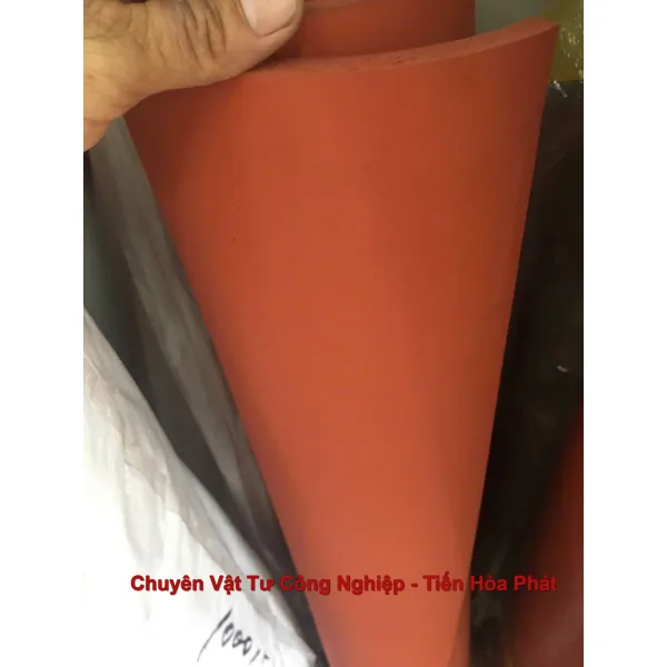 Tấm xốp Silicone đỏ chịu nhiệt dày 6mm