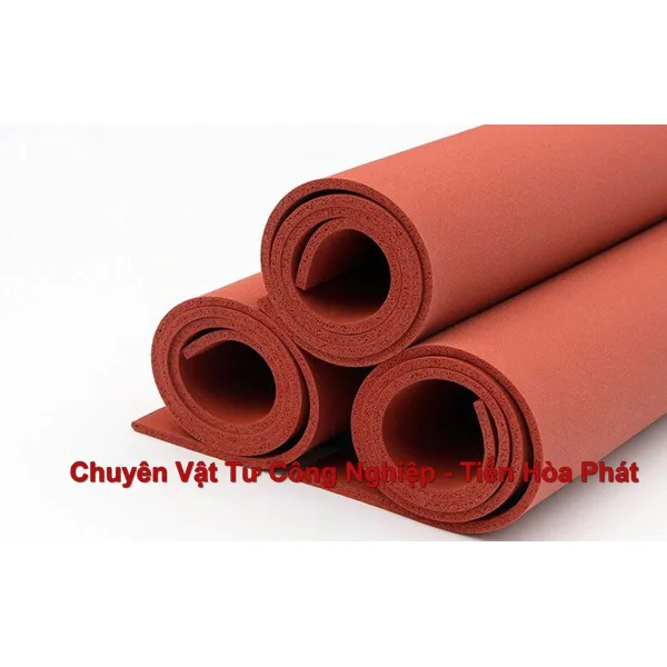 Tấm xốp Silicone đỏ chịu nhiệt dày 8mm