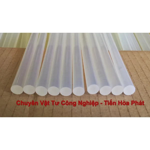 Cây keo nến silicone phi 11x300mm (Đường kính 11mm x chiều dài 300mm)