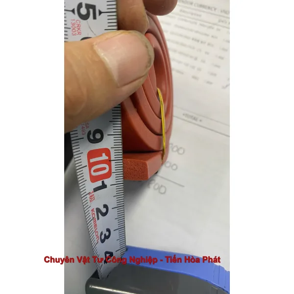 Dây silicone xốp hình chữ nhật 10x15, 10x20, 10x30, 10x40