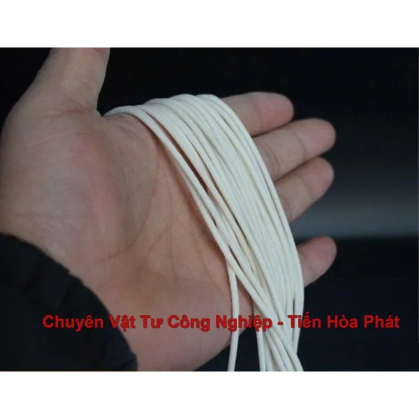 Dây silicone xốp tròn đặc phi 3mm – D3