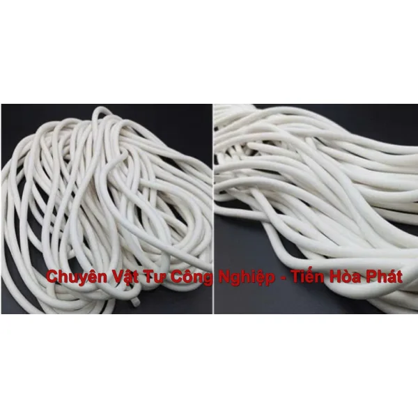 Dây silicone xốp tròn đặc phi 4mm – D4
