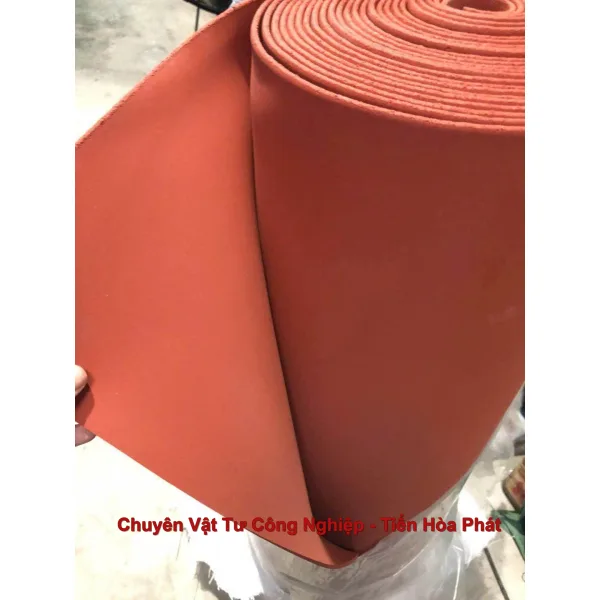 Tấm xốp Silicone đỏ chịu nhiệt dày 8mm